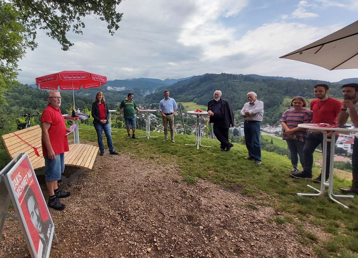 25.7.2021, die Himmelsliege wird eingeweiht